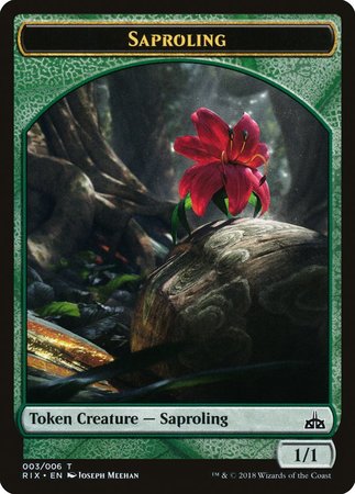 Saproling Token (003) [Rivals of Ixalan Tokens] | Cards and Coasters CA