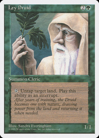 Ley Druid [Fourth Edition] | Cards and Coasters CA