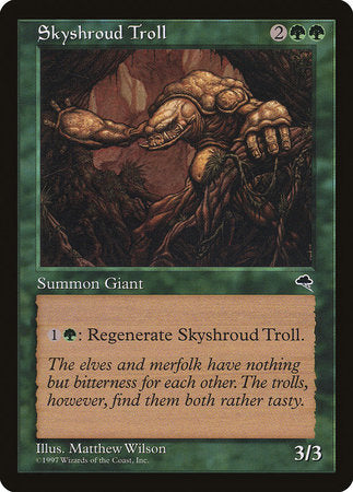 Skyshroud Troll [Tempest] | Cards and Coasters CA