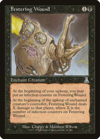 Festering Wound [Urza's Destiny] | Cards and Coasters CA