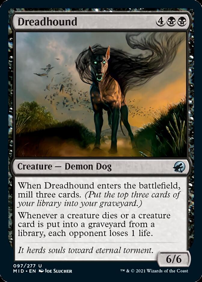 Dreadhound [Innistrad: Midnight Hunt] | Cards and Coasters CA