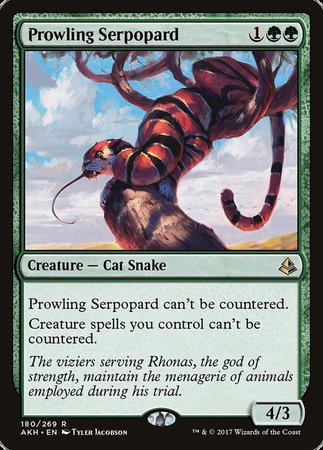 Prowling Serpopard [Amonkhet] | Cards and Coasters CA