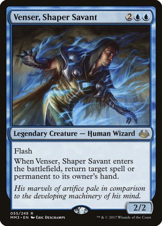 Venser, Shaper Savant [Modern Masters 2017] | Cards and Coasters CA