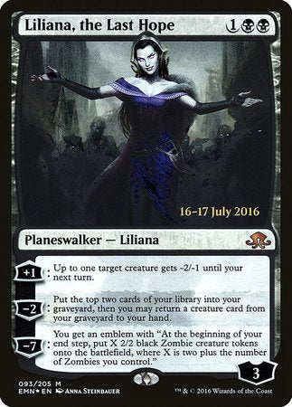 Liliana, the Last Hope [Eldritch Moon Promos] | Cards and Coasters CA