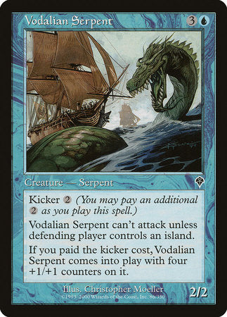 Vodalian Serpent [Invasion] | Cards and Coasters CA