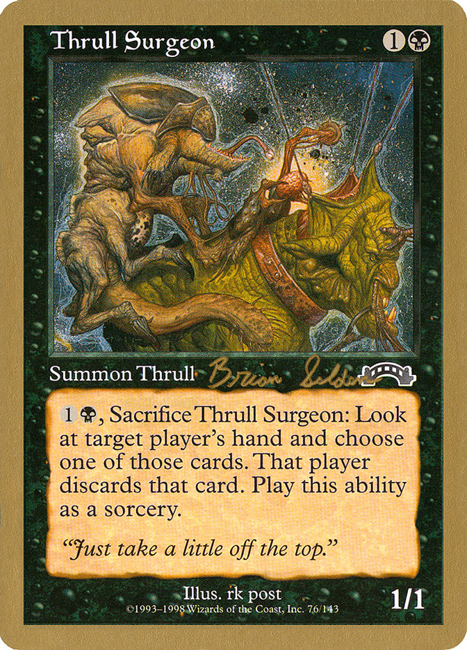 Thrull Surgeon (Brian Selden) [World Championship Decks 1998] | Cards and Coasters CA