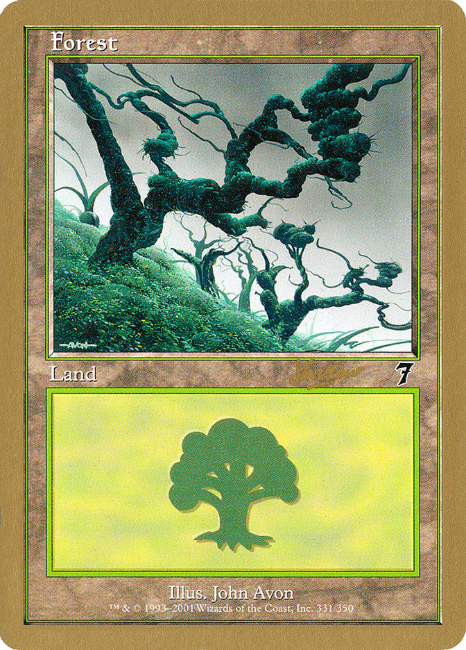 Forest (shh331) (Sim Han How) [World Championship Decks 2002] | Cards and Coasters CA