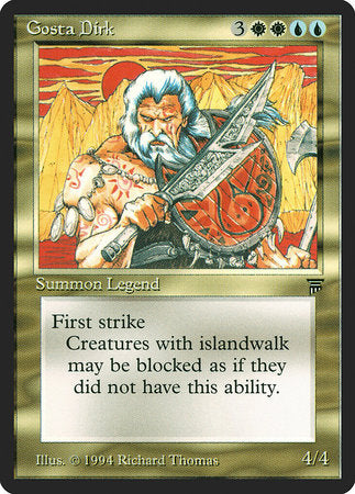 Gosta Dirk [Legends] | Cards and Coasters CA