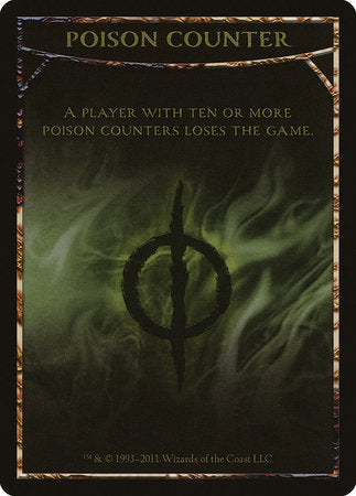 Poison Counter Token [Mirrodin Besieged Tokens] | Cards and Coasters CA