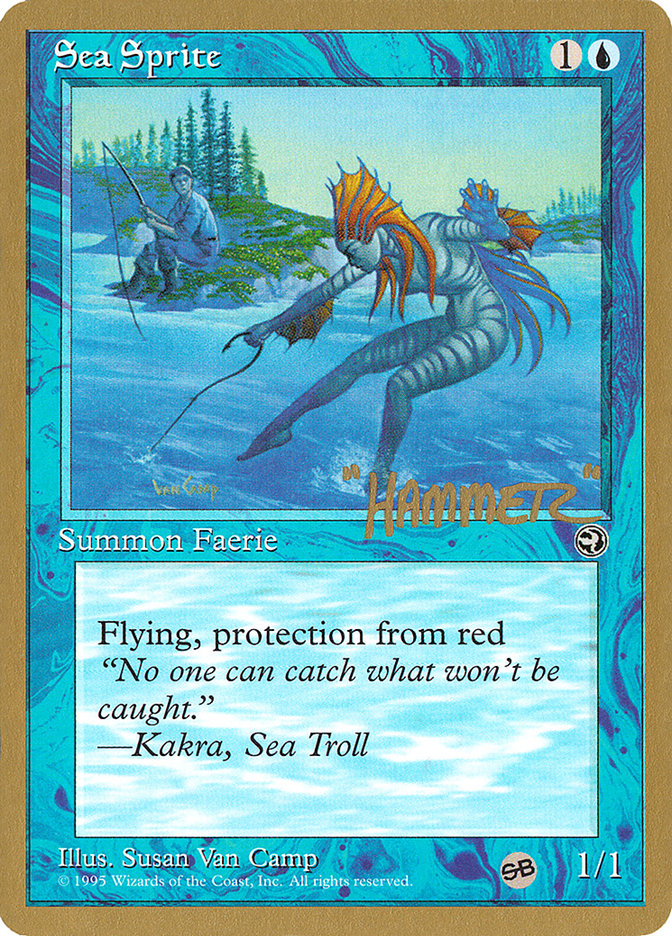 Sea Sprite (Shawn "Hammer" Regnier) (SB) [Pro Tour Collector Set] | Cards and Coasters CA