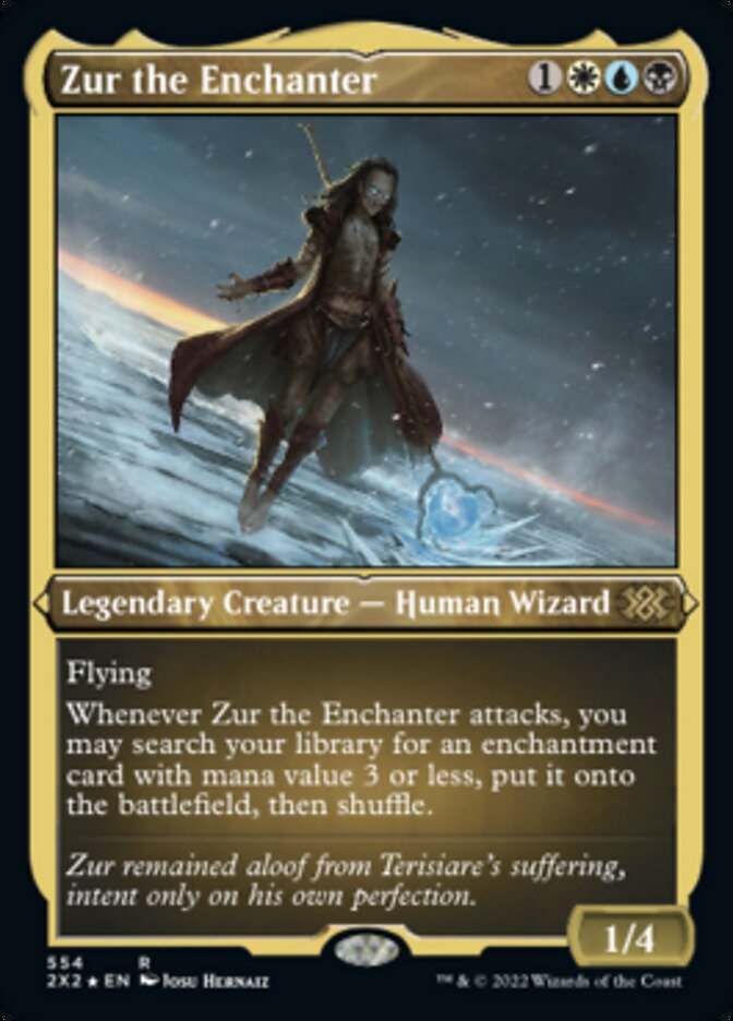 Zur the Enchanter (Foil Etched) [Double Masters 2022] | Cards and Coasters CA