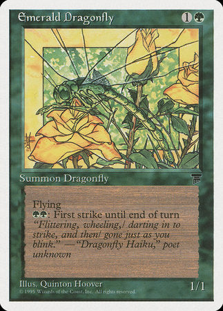 Emerald Dragonfly [Chronicles] | Cards and Coasters CA