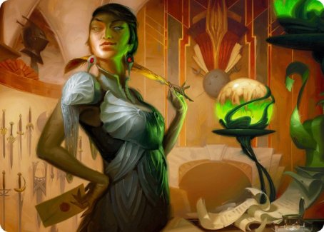 Mari, the Killing Quill Art Card [Streets of New Capenna Art Series] | Cards and Coasters CA