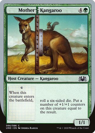 Mother Kangaroo [Unsanctioned] | Cards and Coasters CA