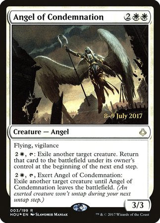 Angel of Condemnation [Hour of Devastation Promos] | Cards and Coasters CA