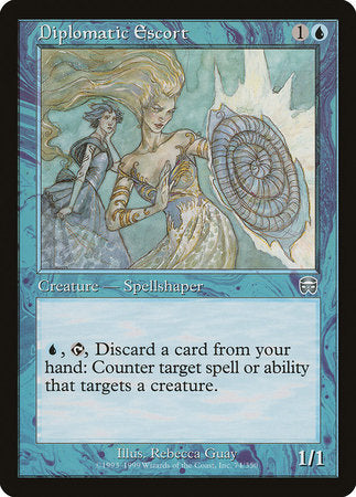 Diplomatic Escort [Mercadian Masques] | Cards and Coasters CA