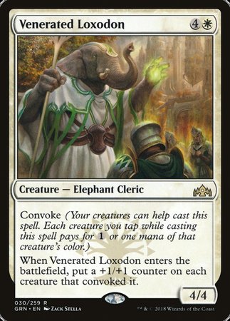 Venerated Loxodon [Guilds of Ravnica] | Cards and Coasters CA