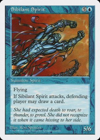 Sibilant Spirit [Fifth Edition] | Cards and Coasters CA