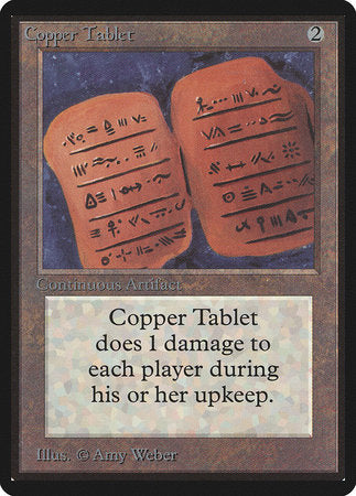 Copper Tablet [Limited Edition Beta] | Cards and Coasters CA