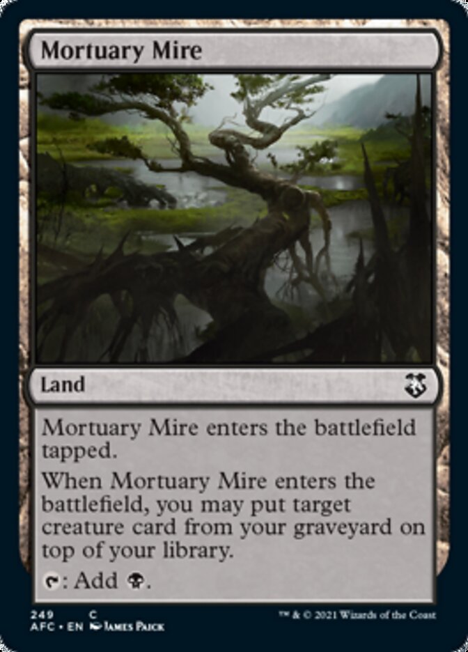 Mortuary Mire [Dungeons & Dragons: Adventures in the Forgotten Realms Commander] | Cards and Coasters CA