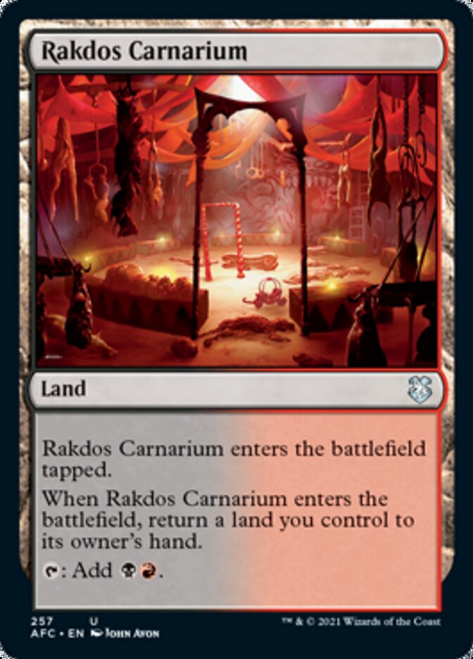 Rakdos Carnarium [Dungeons & Dragons: Adventures in the Forgotten Realms Commander] | Cards and Coasters CA