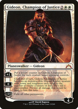 Gideon, Champion of Justice [Gatecrash] | Cards and Coasters CA