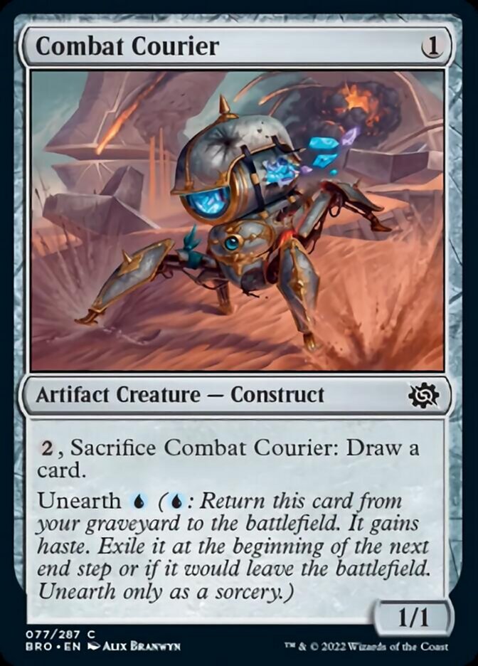 Combat Courier [The Brothers' War] | Cards and Coasters CA
