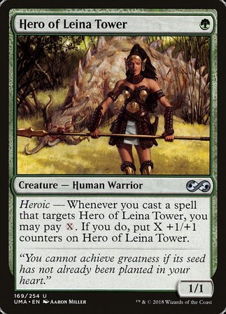 Hero of Leina Tower [Ultimate Masters] | Cards and Coasters CA