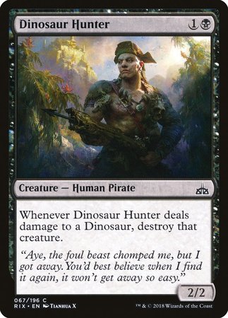 Dinosaur Hunter [Rivals of Ixalan] | Cards and Coasters CA