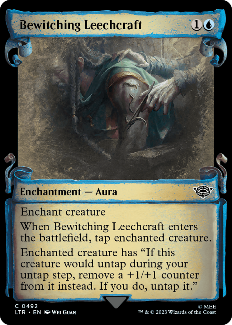 Bewitching Leechcraft [The Lord of the Rings: Tales of Middle-Earth Showcase Scrolls] | Cards and Coasters CA