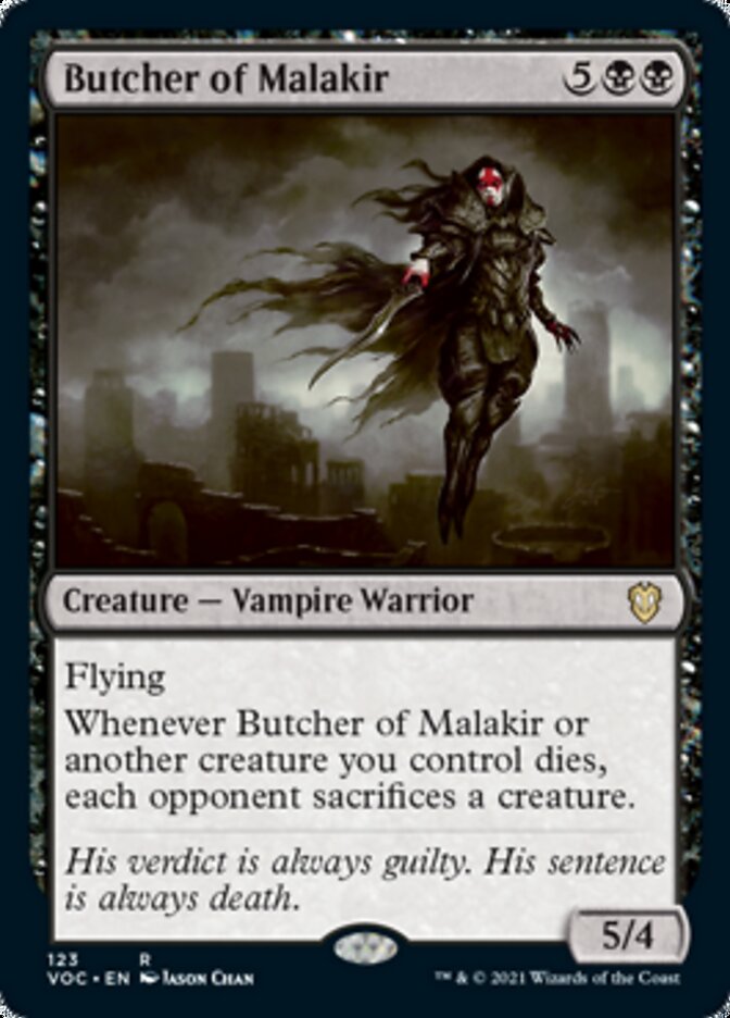 Butcher of Malakir [Innistrad: Crimson Vow Commander] | Cards and Coasters CA