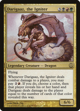 Darigaaz, the Igniter [Duel Decks: Phyrexia vs. the Coalition] | Cards and Coasters CA