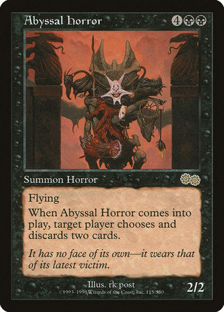 Abyssal Horror [Urza's Saga] | Cards and Coasters CA