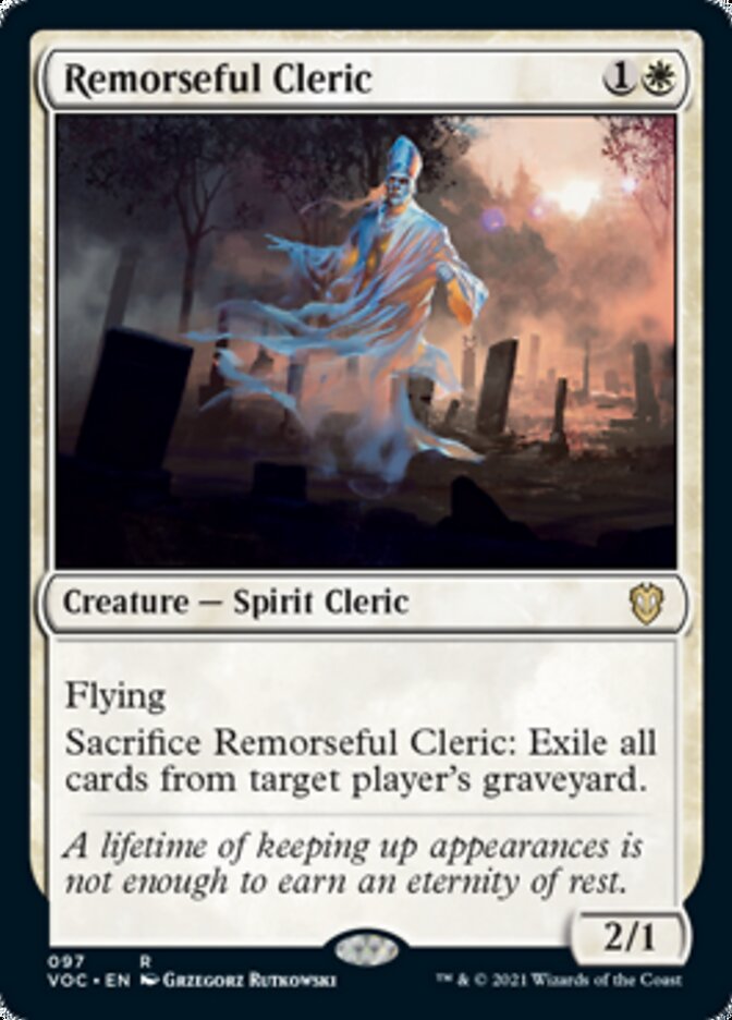 Remorseful Cleric [Innistrad: Crimson Vow Commander] | Cards and Coasters CA