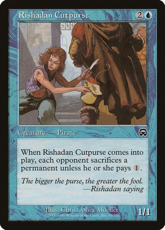 Rishadan Cutpurse [Mercadian Masques] | Cards and Coasters CA
