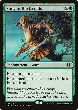 Song of the Dryads [Commander 2014] | Cards and Coasters CA