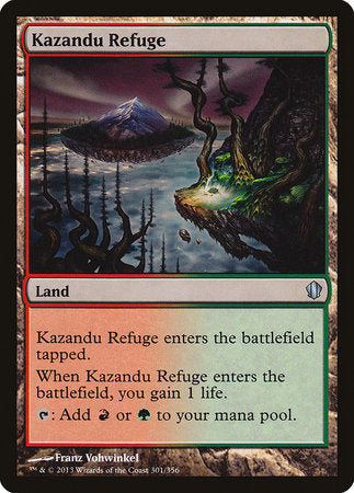 Kazandu Refuge [Commander 2013] | Cards and Coasters CA