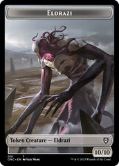 Soldier (017) // Eldrazi Double-Sided Token [Phyrexia: All Will Be One Commander Tokens] | Cards and Coasters CA