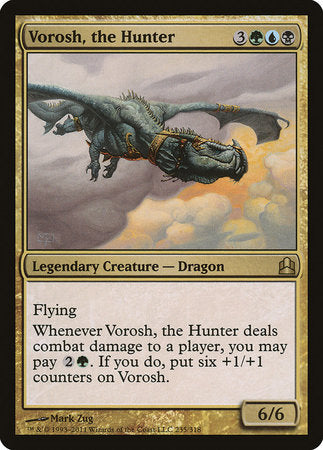 Vorosh, the Hunter [Commander 2011] | Cards and Coasters CA