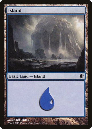 Island (342) [Commander 2013] | Cards and Coasters CA