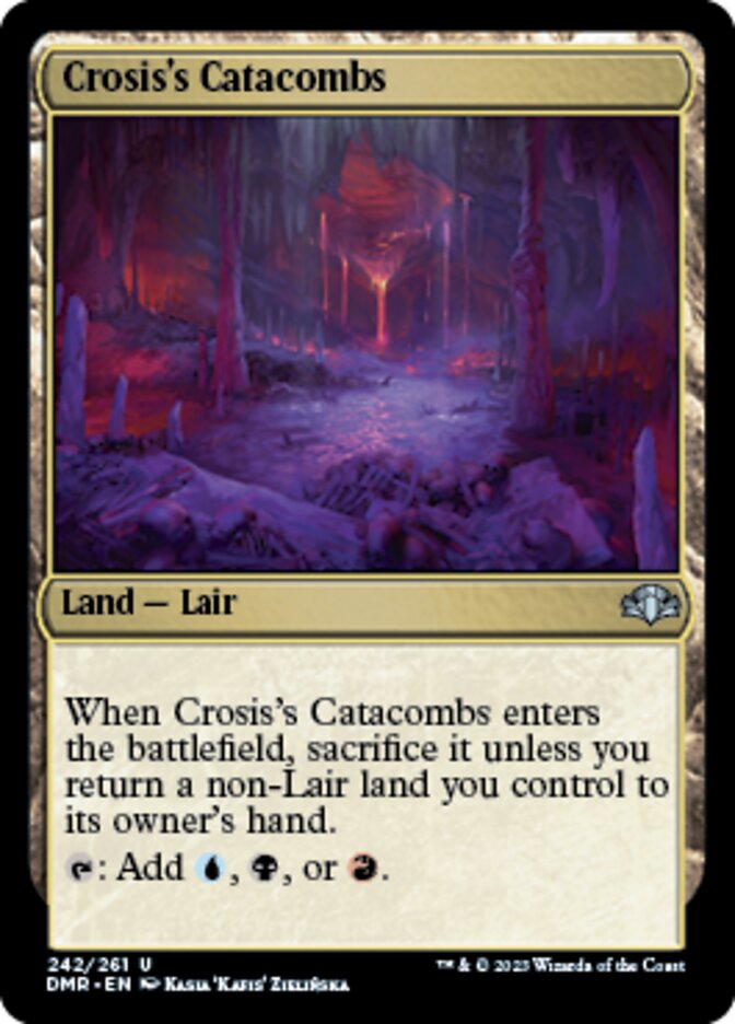 Crosis's Catacombs [Dominaria Remastered] | Cards and Coasters CA