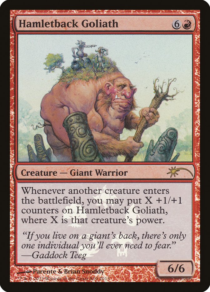Hamletback Goliath [Resale Promos] | Cards and Coasters CA