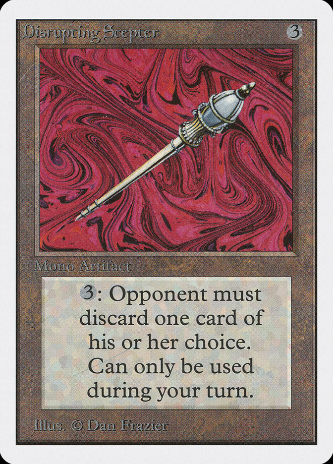 Disrupting Scepter [Unlimited Edition] | Cards and Coasters CA