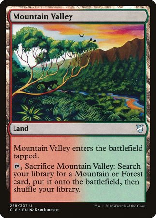 Mountain Valley [Commander 2018] | Cards and Coasters CA