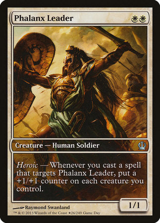 Phalanx Leader [Theros Promos] | Cards and Coasters CA