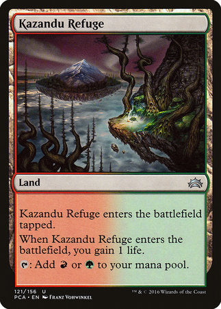 Kazandu Refuge [Planechase Anthology] | Cards and Coasters CA