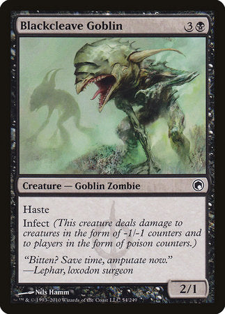 Blackcleave Goblin [Scars of Mirrodin] | Cards and Coasters CA