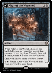 Altar of the Wretched // Wretched Bonemass [The Lost Caverns of Ixalan Commander] | Cards and Coasters CA
