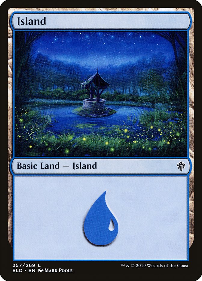 Island (257) [Throne of Eldraine] | Cards and Coasters CA