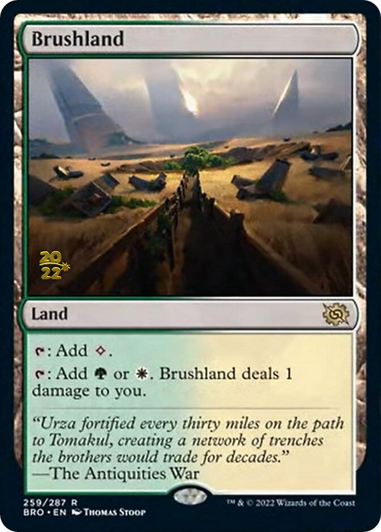 Brushland [The Brothers' War: Prerelease Promos] | Cards and Coasters CA
